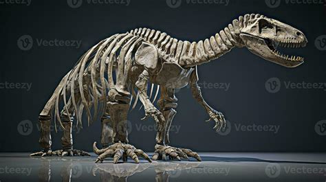 Brontosaurus skeleton reconstruction. Generative AI 30463433 Stock Photo at Vecteezy