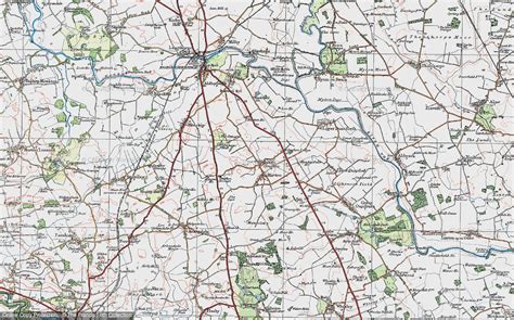 Historic Ordnance Survey Map of Grafton, 1925