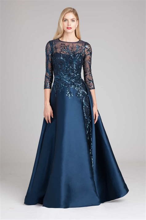 Dark Blue Mother of the Bride Dresses