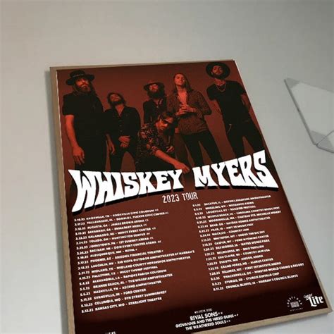 Whiskey Myers Tour 2023 Poster - Etsy