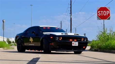 Texas cops seize supercharged V8 Dodge Challenger, now it's a police car - Drive