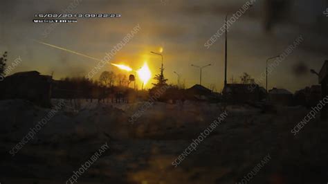 Chelyabinsk meteor, 2013 - Stock Video Clip - K004/4975 - Science Photo ...