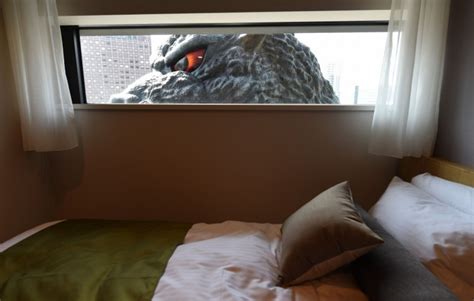 Hotel Gracery in Tokyo is a tribute to Godzilla movie