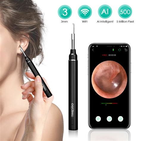 P40 pro Endoscope 3.9mm WiFi Ear Otoscope Wireless 5.0MP Digital ...