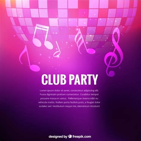 Free Vector | Club party background