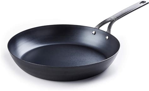 Buy BK Black Steel Seasoned Carbon Steel Skillet, 11" Online in India ...