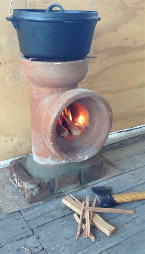 Rocket stove - how simple is this? (picture only) … | Pinteres…