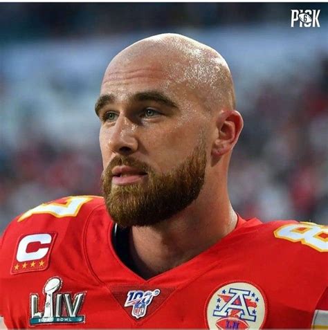 Pin by Joey Sampson on Travis Kelce in 2023 | Travis kelce, Bald men, Nfl