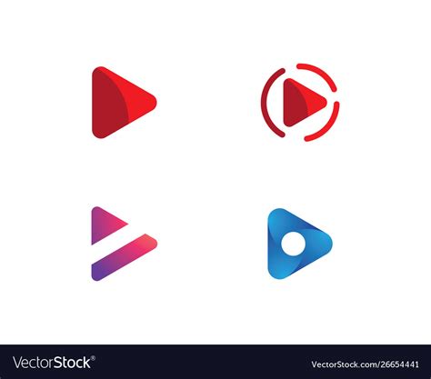 Play logo Royalty Free Vector Image - VectorStock