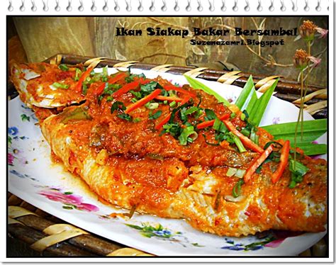 ..Cooking with soul.....: IKAN SIAKAP BAKAR BERSAMBAL