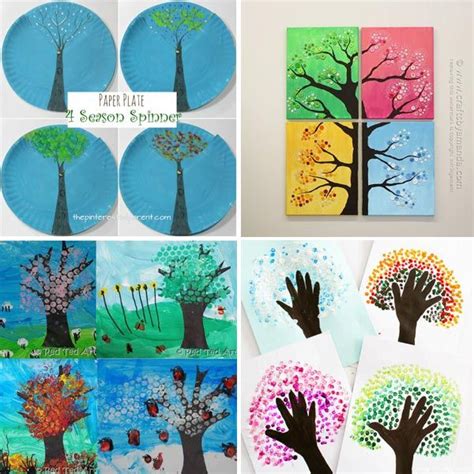 23 Four Seasons Arts And Crafts For Kids To Celebrate The Seasonal Changes | Four seasons art ...