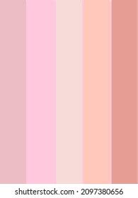 Beautiful Aesthetic Pink Color Palette Background Stock Illustration ...