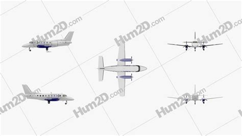 Embraer EMB 110 Blueprint in PNG - Download Aircraft Clip Art Images