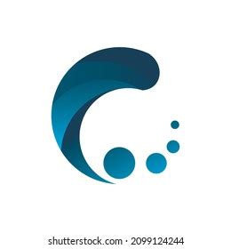 Abstract Blue Wave Logo Design Stock Vector (Royalty Free) 2099124244 | Shutterstock