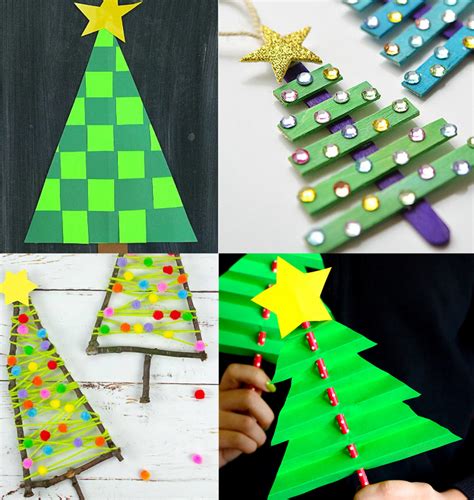 Christmas Tree Crafts for Kids - Six Clever Sisters