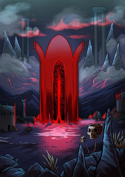 Hell Portal Environment Concept Art : r/DigitalArt