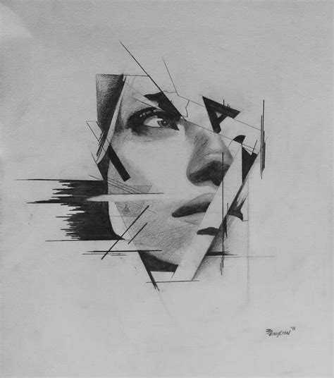 30 Stunning Sketchbook Drawings to Inspire You | Abstract sketches, Abstract pencil drawings ...