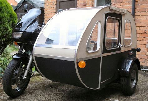 Motorcycle Camper Trailer with Sidecar