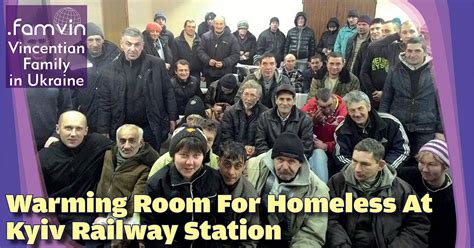 Warming Room For Homeless At Kyiv Railway Station - FAMVIN NewsEN