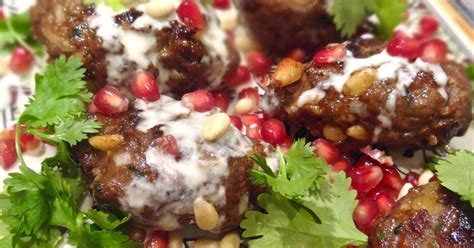 Scrumpdillyicious: Moroccan Beef Kefta with Tahini and Pomegranate