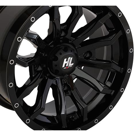 High Lifter HL21 ATV/UTV Wheels - 14" Gloss Black Finish