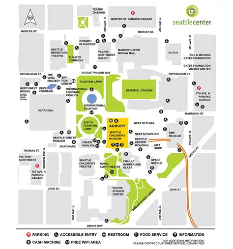 Seattle Center Campus Map