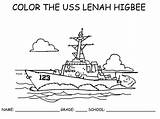 Navy Ship Coloring Page sketch template