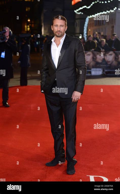 Matthias Schoenaerts arriving at The Danish Girl Premiere held at Odeon Leicester Square, London ...