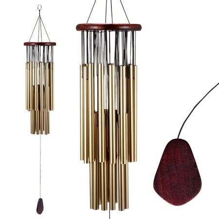 Wind Chimes Wood Panel 27 Alloy Tubes Wind Chimes | Walmart Canada