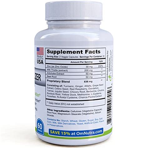 Active Liver Detox Cleanse Pills Supplement Liver Support Care Health Repair Milk Thistle ...