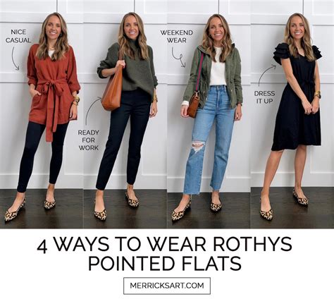 4 Ways to Wear Rothys Pointed Flats - Merrick's Art