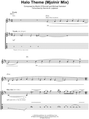 "Halo Theme" Sheet Music - 20 Arrangements Available Instantly - Musicnotes