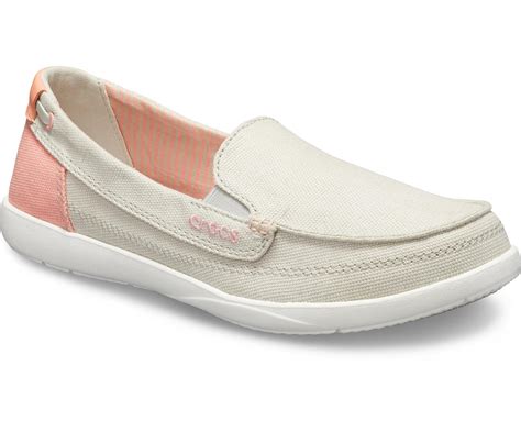 Crocs™ Walu Canvas Loafer in White - Lyst