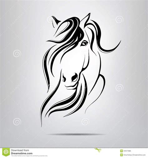 Silhouette of a horse's head | Horse drawings, Horse silhouette, Horse tattoo design