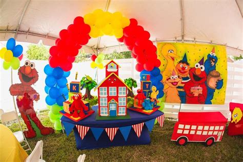 Sesame Street Birthday Party Ideas | Photo 11 of 60 | Catch My Party ...