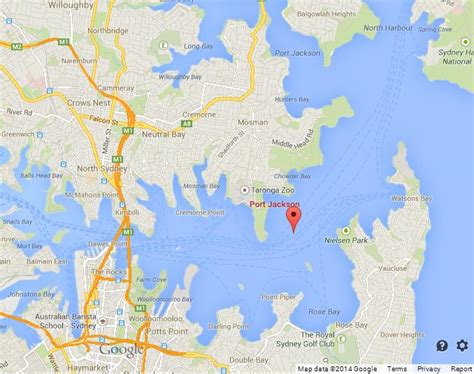 Sydney Harbour Map