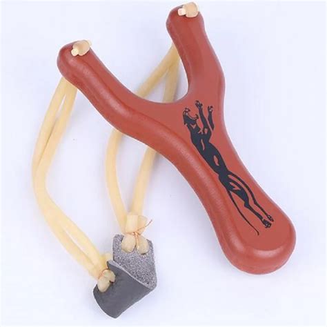 New Wooden Slingshot Traditional Sling Shot Outdoor Games For Kids Novelty Fun Funny Gadgets ...