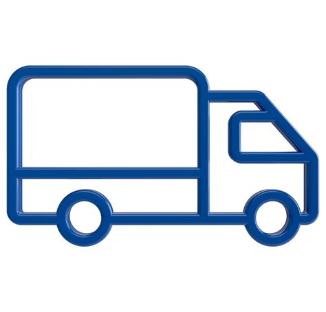 3D Delivery truck icon png on Transparent Background 16774636 PNG