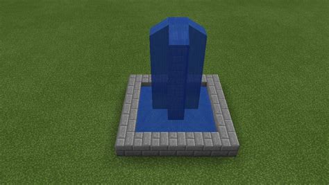 Basic Minecraft Water Fountain : 4 Steps - Instructables