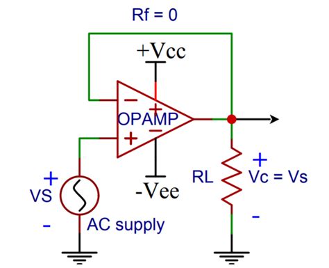 Voltage Follower OPAMP or buffer Amplifier » Hackatronic