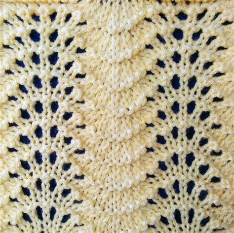 Feather and Fan Stitch - Purl Avenue | Lace knitting stitches, Lace ...