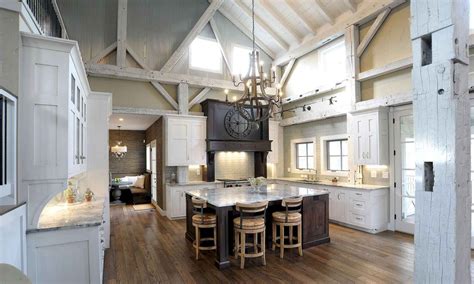 56 Rustic Modern Farmhouse Kitchen Decor Ideas And Remodel | Barn house ...