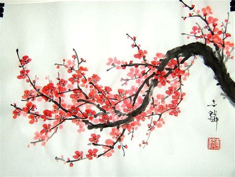 Japanese Cherry Blossom Art | Cherry Blossoms | Clipart library ...