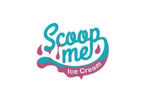 ice-cream-brand-logo-called-scoop-me-47291 Personal Design | Ice cream logo, Branding design ...