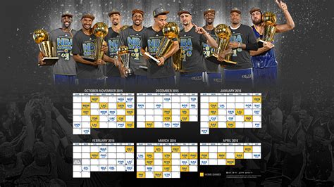 NBA Champion Golden State Warriors Announce Schedule for Upcoming ...