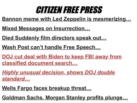 Citizen Free Press on Twitter: "read http://CitizenFreePress.com instead"