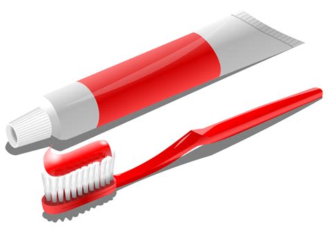 Toothbrush And Toothpaste Tube Clip Art Image - ClipSafari