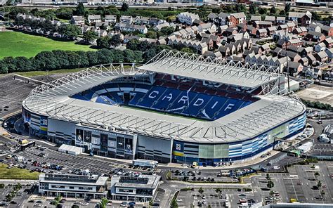 Cardiff City Stadium, Cardiff, Wales, Welsh football stadium, UK, football, Cardiff City FC ...