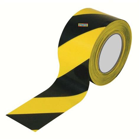 Hazard Warning Traffic Tape 30M Self Adhesive 30 Metre NEW - Dynatex