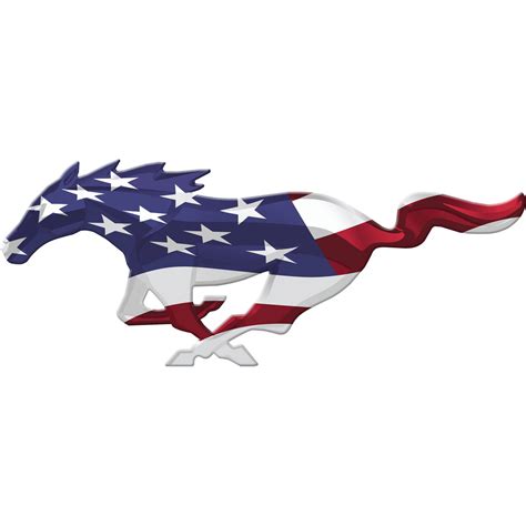 12" Ford Mustang Unites USA Flag Wall Art by Next Innovations - Walmart.com